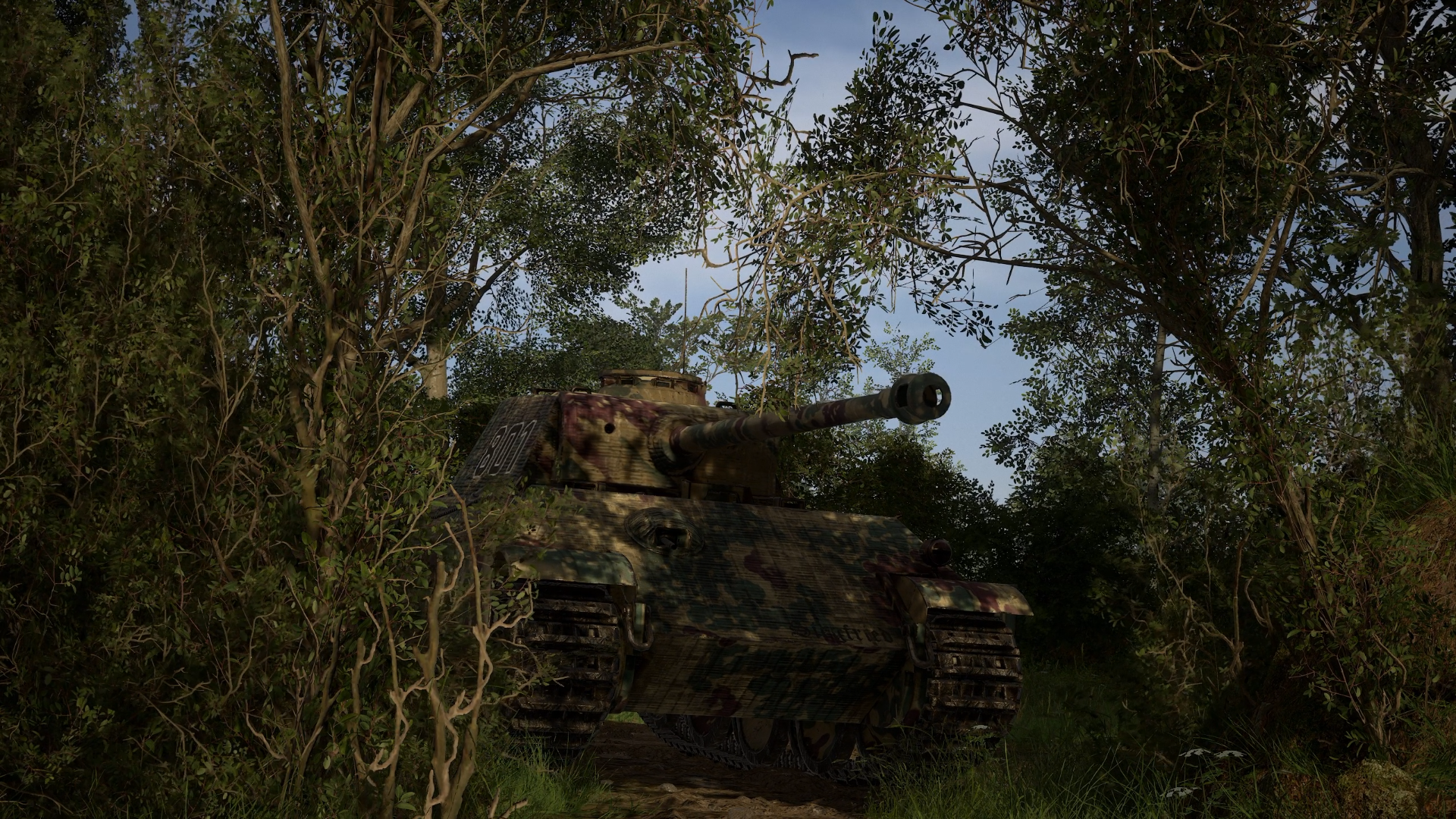 Tank in bush