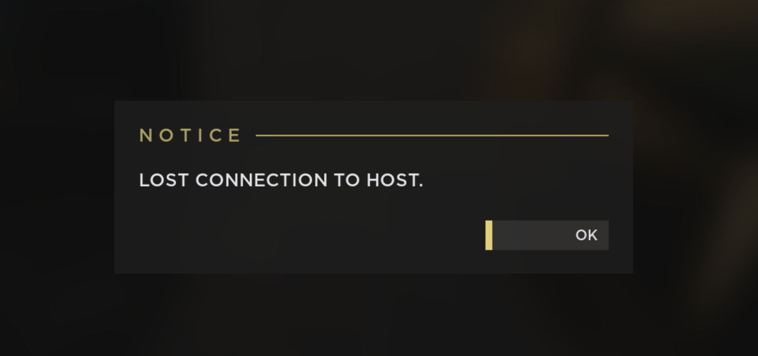 Lost Connection