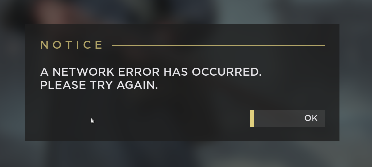 Network Error
